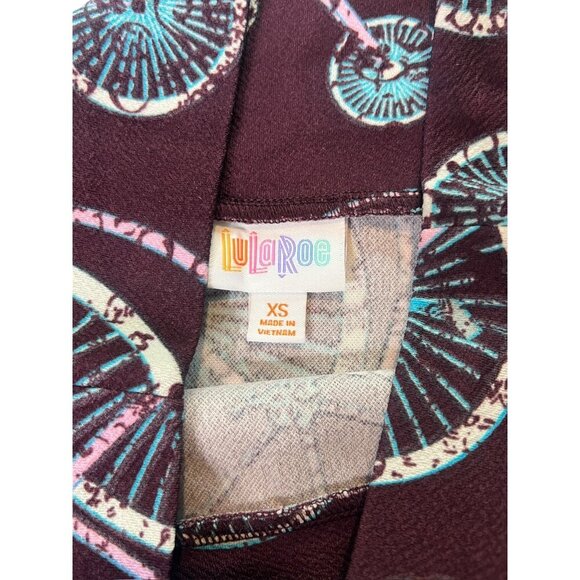 LuLaRoe Cassie Women's Bicycle Print Skirt - Picture 3 of 5